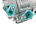 Fizzvex A/C Compressor with Clutch Replacement for Kia Sorento 2011-2015 Hyundai Santa Fe 2013-2018 Santa Fe XL 2019 3.3 3.5L 977011U600 977011U650