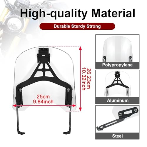 Protector de parabrisas y soporte for GPS Triumph Scrambler 1200 XE 4