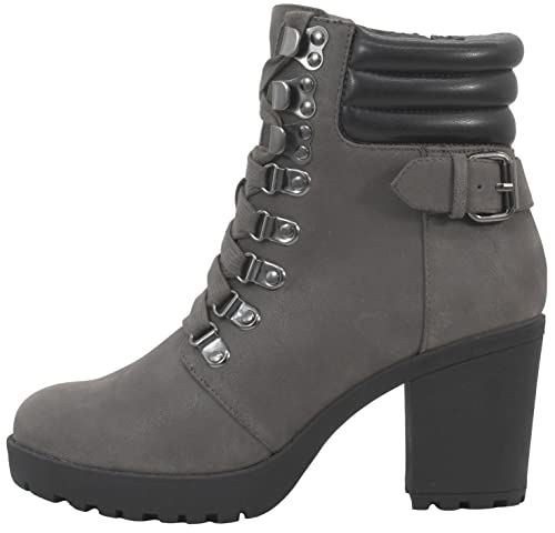 Mia Women's Annamaria Ankle Boot, Charcoal, 7.5 Medium Us #TOP6