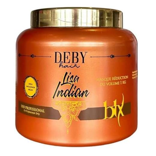 Deby Hair Lisa Indian Botox 1 kg 32 oz | Lissage des cheveux