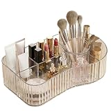 Ziyonix Organizador de maquillaje con 5 compartimentos, tocador baño y dormitorio