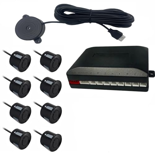 Parktronic de voiture avec 8 capteurs et moniteur LED pour un alignement parfait - 2