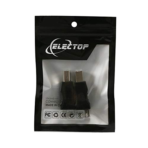 ELECTOP Adaptador USB 2.0 A Hembra a USB B Macho Pack 2 miniatura 6