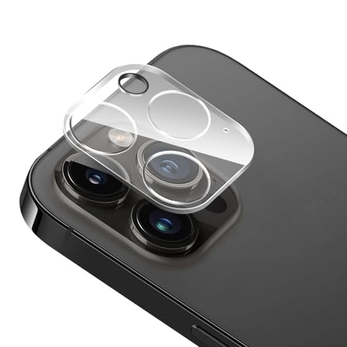 FanTEK Camera Lens Protector for iPhone 12 Pro Max, 9H Tempered Glass Camera Screen Cover, Ultra HD Clear Acrylic Full Coverage Guard, Case Friendly
