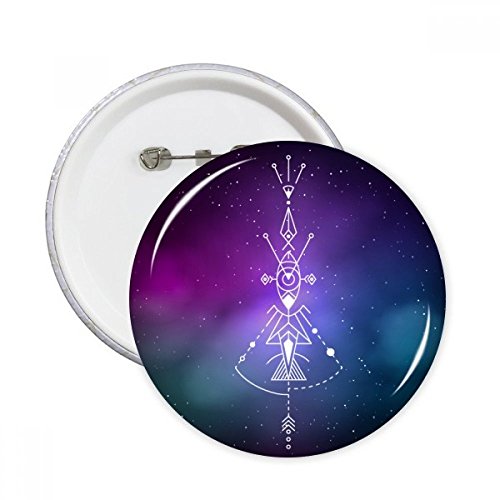 Pins totem alien multicolores pour personnaliser vos vêtements M
