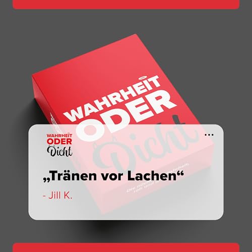 TIPSI Wahrheit oder Dicht Trinkspiel – Partyspiel, Kartenspiel, Saufspiel - Alkohol Geschenke zum Geburtstag – Lustige Spiele für Erwachsene ab 18 - Wahrheit oder Pflicht