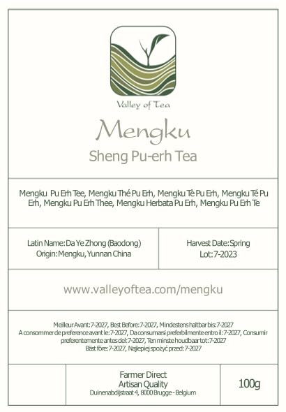 Miniatura 8 de Sheng Pu er Té Yunnan - Mengku Young Pu-erh Té - Pu erh crudo Té Yunnan China - Pu Er chino o té rojo Pu-erh - Puh Er - Puer té desnudo - Pu-Erh Té