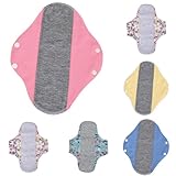 Washable Incontinence Pads for Women | Reusable Washable Cloth Menstrual Pads, Breathable and Comfortable One Size #01-Pink