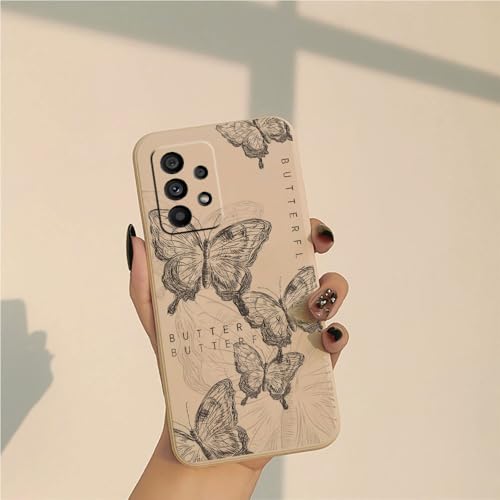 PAIXIKYZ Compatible con Samsung Galaxy A32 4G - Funda Silicona Suave Bordes Rectos Protección Total Cámara Case