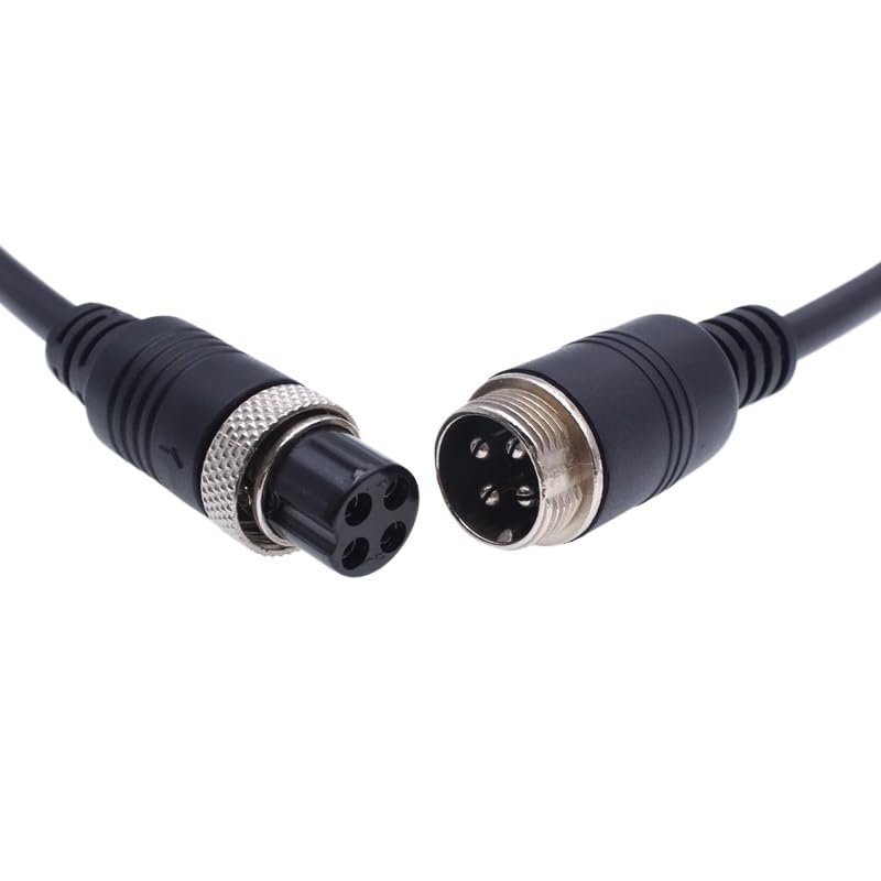 GX16 4 Pin core 4 P Single Extension Cable Aviation Connector for Camera Security DVR Plug 1 3 5meter(GX16-4male to Female,3meter)