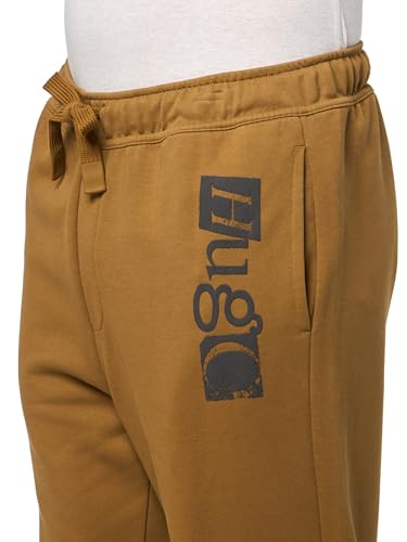 HUGO Men's Retro Logo Cuffed Joggers3