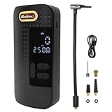 メルテック(Meltec) 充電式エアーコンプレッサー 簡単操作 片手でラクラク LEDライト付き ノズル5種類付属 ML-290