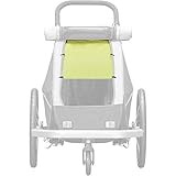 croozer kid for 2 2018 idealo Hochwertiges Qualität Croozer Unisex – Erwachsene Sonnensegel-3092020604 Sonnensegel, grün, Einheitsgröße
