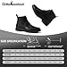 Men's Orthopedic Dress Oxford Boots: Comfort Arch Support Diabetic Orthotic Heel Spur Neuropathy Ankle Boots, Fit Plantar Fasciitis Outdoor Gowalk Formal Fashion Business Leather Shoes Black Size 8