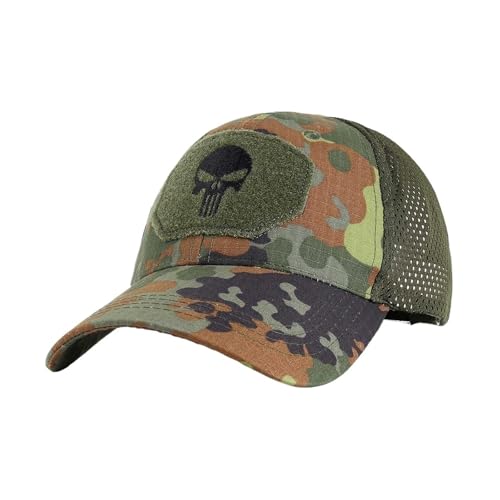 Casquette de sport été avec tête de crâne personnalisée amovible