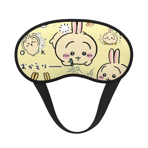 アイマスク ちいかわ うさぎ 睡眠アイマスク 目隠し 遮光 睡眠用 安眠グッズ 軽量 通気性 肌にやさしい 圧迫感なし 耳を絞らない 繰り返し使える 便利 洗濯可能 昼休み 仮眠 旅行 出張 男女兼用 誕生日 プレゼント