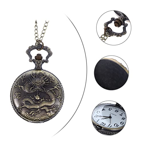 PACKOVE 1 Unidade relógio de bolso relógio de clipe relógio de homem um colar relógios roupas e aces