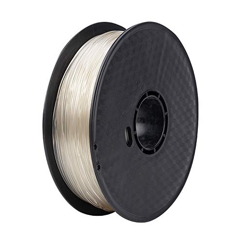 Image of Tesseract Premium PETG 1.75mm 3D Printing Filament | Dimensional Accuracy + /- 0.03mm | Compatible with Most FDM Printers | 1 KG 3D Printer Filament - PETG Natural /Clear (Quantity 1)