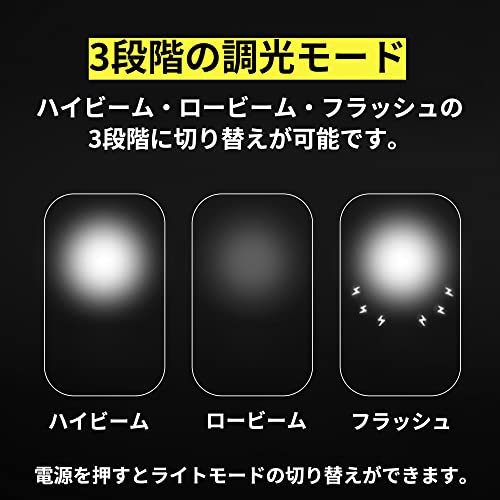 自転車ライト ソーラー充電 USB充電 高輝度 防水 T6LED 3段