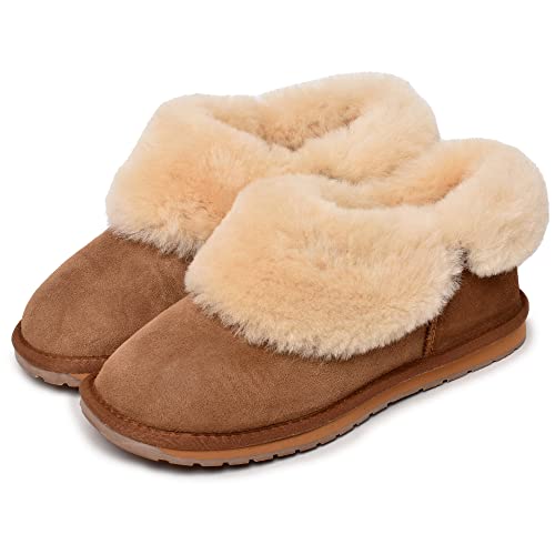 [エミュー] プラチナ ミンタロ ムートンブーツ メンズ レディース Platinum Mintaro WP11850 靴 ブーツ シューズ ショート スリッポン ファー US6.0(23cm) 03.チェスナット [並行輸入品]