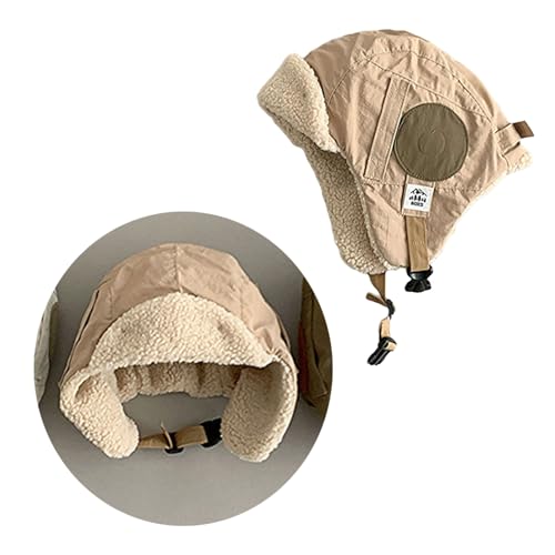 Kids Airman Caps Thickened Warm Baby Earflap Hat Cold Weather Protections Bonnet for School Travel & Outdoor2