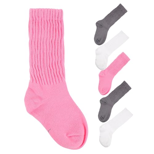 3pairs Boy Girl Cotton Mid-calf Socks Breathable and Comfortable Socks for Boys and Girls for Everyday Wear