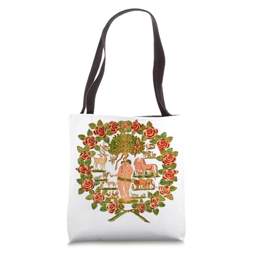 Adam and Eve Tote Bag