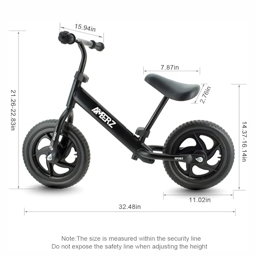 Image of First-Step Balance Bike, No-Pedal Training Balance Bike for Toddlers, 2 Years to 5 Years Old, Safe Design & Durable Tires | Develops Balance & Coordination | for Boys & Girls