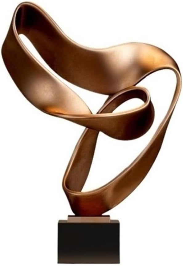 Ornaments, Geometric Ring Fiberglass Sculpture Ornaments Decoration Abstract Artwork Modern Hotel Corridor,Room Decor