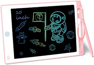 Vicloon LCD Writing Tablet, 10 Inch Colorful Drawing Board Digital eWriter Electronic Graphics Tablet, Kids Doodle & Scribble Boards Handwriting Drawing Pad Lock-Key Learning Writing Board for Kids