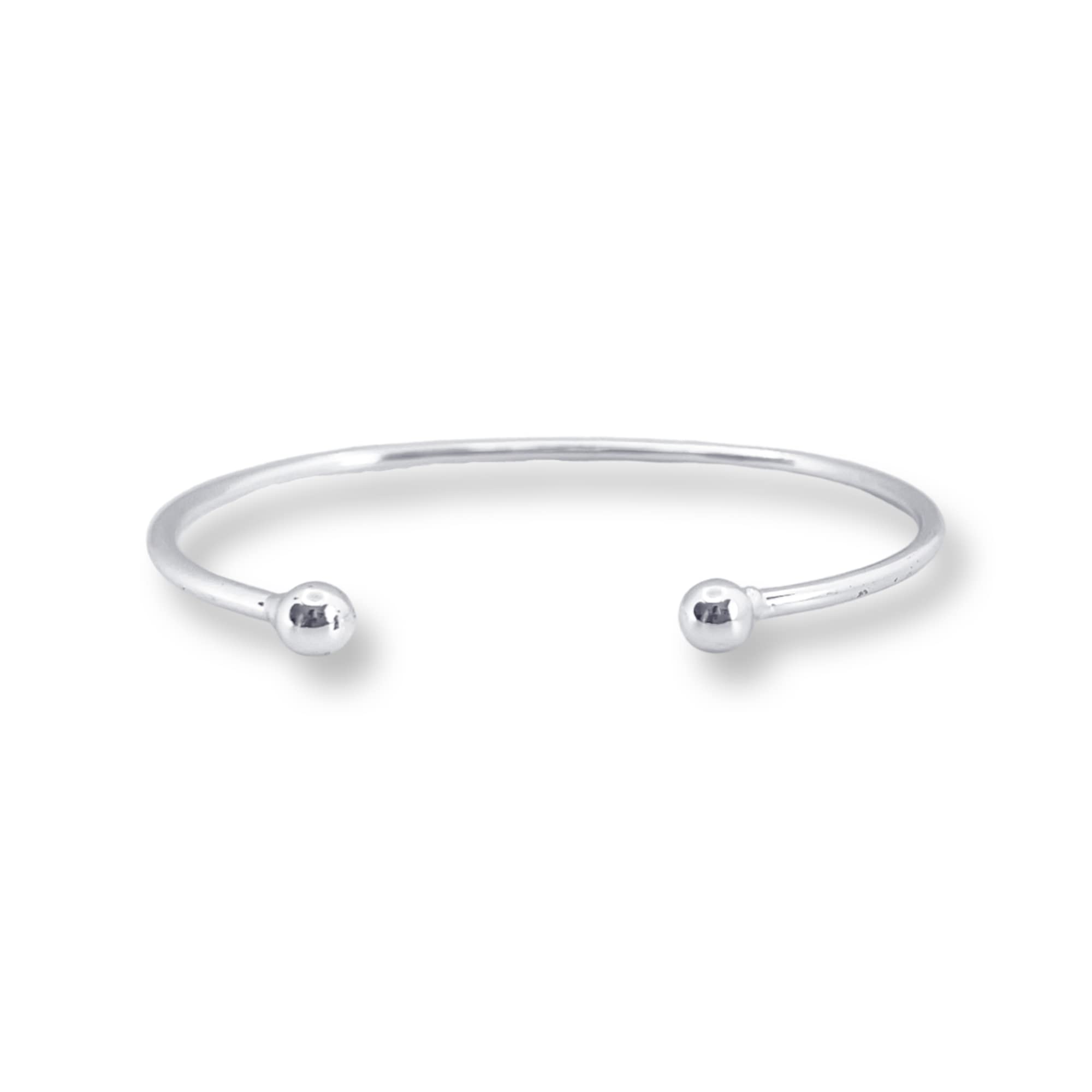 Silver Torque Bangle Bracelet. Minimalist Style Bangle. Gift for Her Delivered in a Luxury Branded Gift Box.