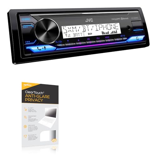 BoxWave Screen Protector Compatible With JVC KD-X38MBS - ClearTouch Anti-Glare Privacy (2-Pack), Privacy Screen Protector Flexible Film Anti-Glare