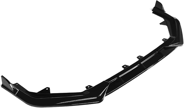 Front Spoiler for Honda 11th Gen Civic Front Lip 2021-2022 Glossy Black Front Bumper Lip Body Kit Spoiler