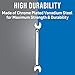 Jonard Tools ASW-716, Double Ended Speed Wrench, Angled Head, 7/16