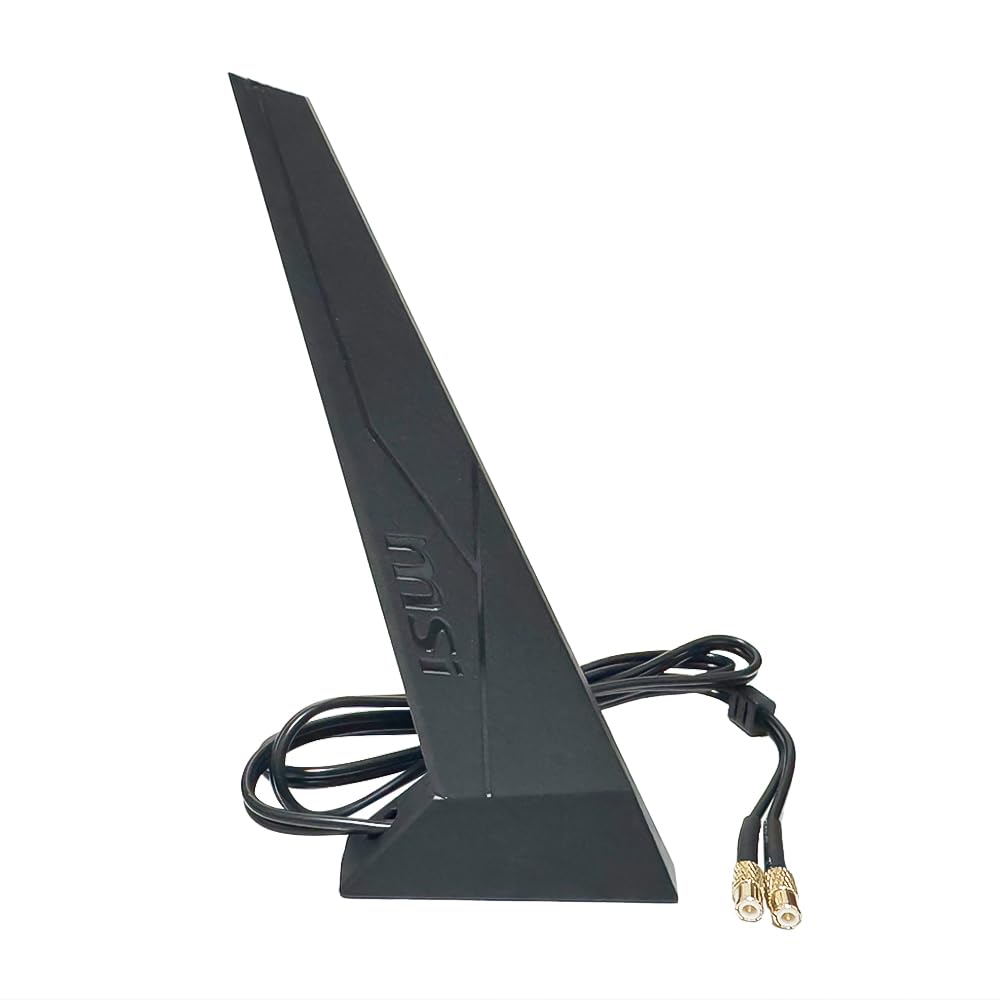 WiFi 7 Gaming Motherboard Antenna for MSI X870?MAG X870 Tomahawk?X870E Carbon?X870E Edge,MPG Z890 Edge?Z890 Tomahawk?PRO Z890-A B850? PRO B850-P?B860M-A Series WiFi 7 Gaming Motherboard