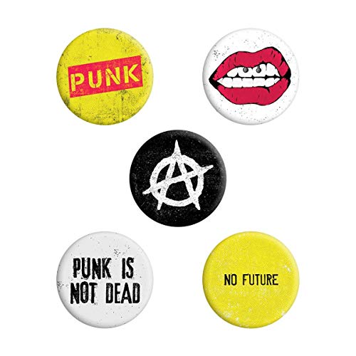 Grindstore - Paquete de chapas modelo Punk Is Not Dead (Tamaño Único) (Multicolor) Cover
