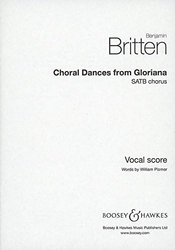 Choral Dances Fr Gloriana Extch