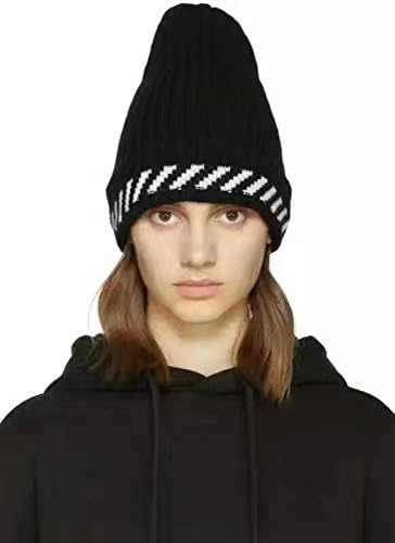 Amazon Off White オフホワイト ニット帽 触り心地が良い 帽子 レディース 大きいサイズ ニット帽 メンズ 秋冬 おしゃれ ソフト ハット ファッション ニットハット 無地 男女兼用 ブラック 並行輸入品 ニット 通販