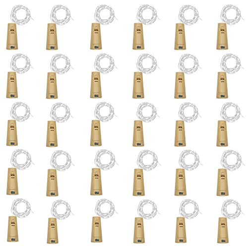 LoveNite Wine Bottle Lights with Cork, Battery Operated 30 Pack