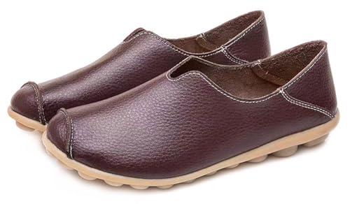 Mocasines Planos para Mujer, sin Cordones, Ligeros, Informales, con Punta Redonda, para Trabajo, Negocios, Zapatos de tacón bajo Antideslizantes Mocasines Planos para Mujer, sin Cordones, Ligeros, Informales, con Punta Redonda, para Trabajo, Negocios, Zapatos de tacón bajo Antideslizantes