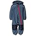 Produktbild Outburst - Baby Kinder Softshell-Overall Schneeanzug gefüttert wasserdicht 10.000 mm Wassersäule atmungsaktiv Winddicht, blau Mel. - 3714254 - Größe 122