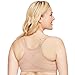 Glamorise Posture Back Front-Closure Full Figure Plus Size Wonderwire Bra Underwire #9265 Café
