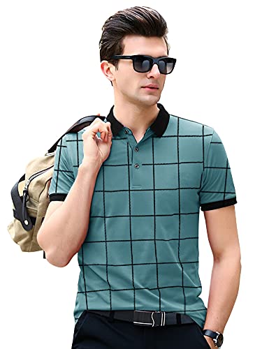 Image of EYEBOGLER Mens Printed Polo Tshirt
