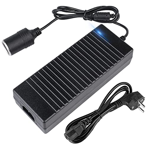 10A 120W AC à DC Adaptateur, Adaptateur Secteur Voiture, Adaptateur Allume Cigare Secteur, 110-240V Secteur Transformateur Convertisseur avec Allume-Cigare,...