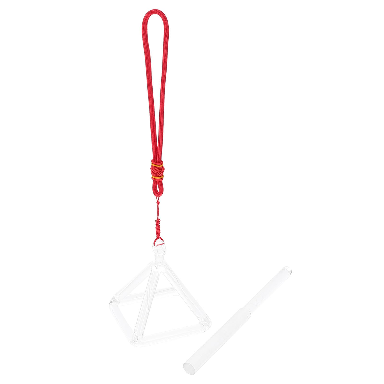 Set 1 Pezzo Piramide di Cristallo Trasparente per Meditazione Suoni Profondi, Decorazione per Terapia del Suono e Rilassamento a Forma di Piramide Stili multipli