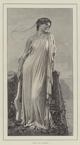 Sappho poster Leon Bazile Perrault déco salon tableau chambre 50x70