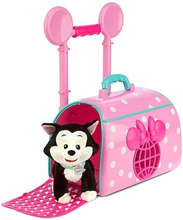 Disney Exclusive Play Set Minnie Mouse and Figaro Pet Travel Carrier