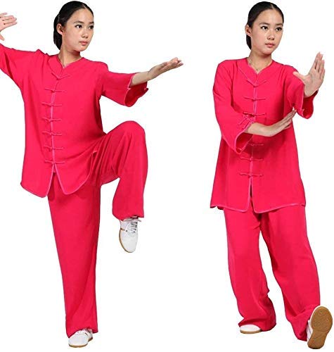 Abbigliamento Tai Chi Uniformi Arti Marziali Abbigliamento Uniforme Tai Chi Donna, Arti Marziali Cinesi Qi Gong Wing Chun Shaolin Kung Fu Abbigliamento Cotone Taekwondo Abbigliamento Panni P
