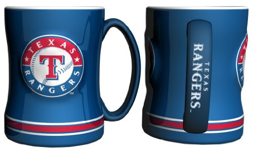MLB Texas Rangers 225851 Coffee Mug, Team Color, 14 oz