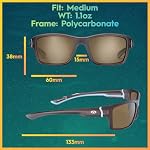 Flying Fisherman Cove Polarized Sunglasses with Matte Crystal Frames